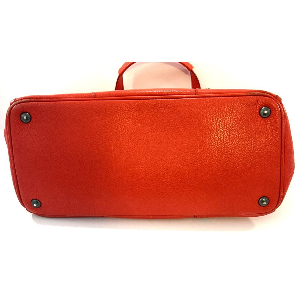 Coach Mickie Leather Satchel Crossbody & Matching Wallet Set - Cardinal Red - Picture 9 of 16
